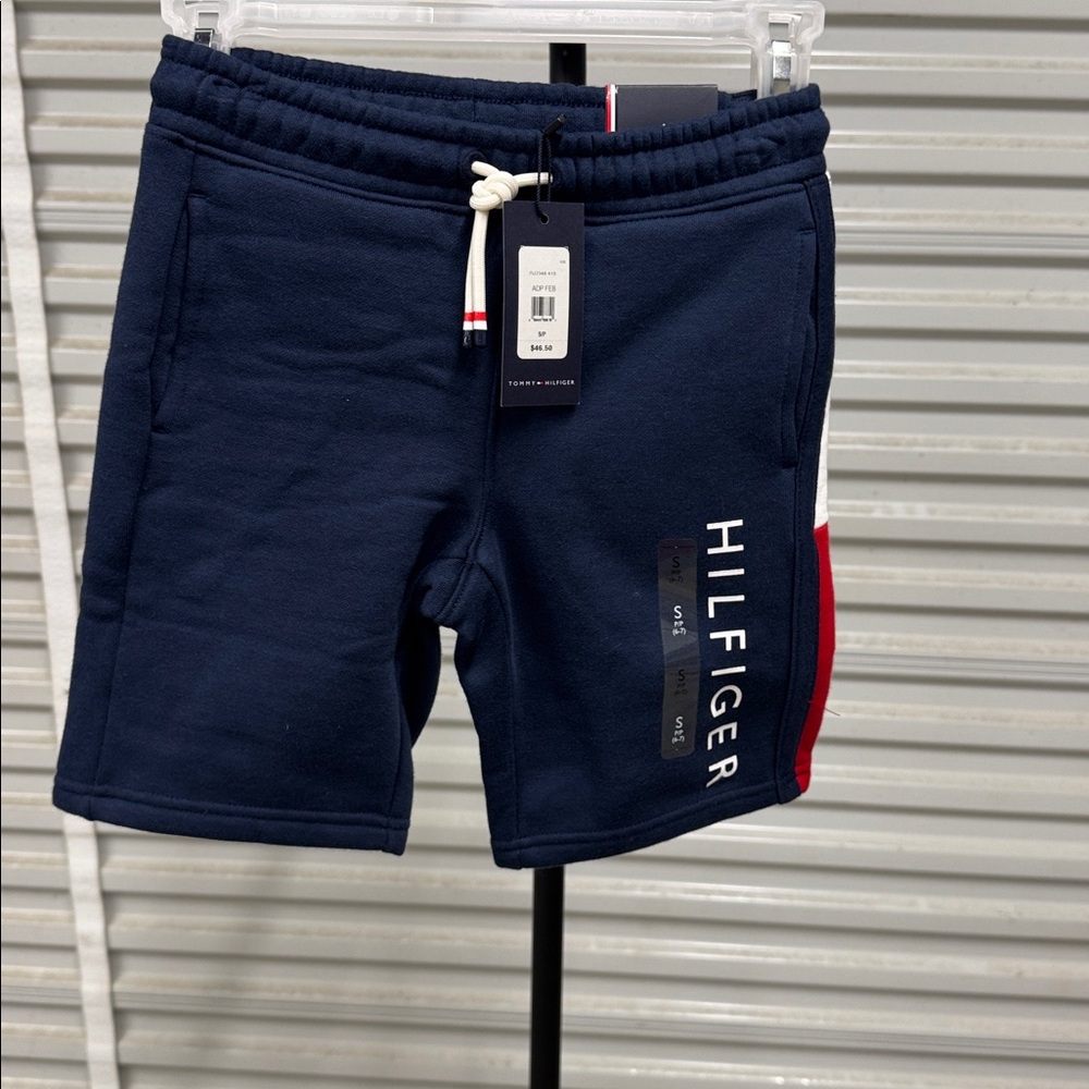 Tommy Hilfiger Navy Shorts with Bold Branding
